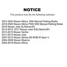 Charger l'image dans la galerie, Rear Coat Disc Brake Rotors Ceramic Pad Kit For Nissan Altima Sentra Maxima Juke