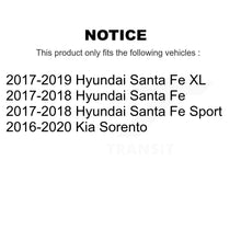 Load image into Gallery viewer, Rear Coat Brake Rotors Ceramic Pad Kit For Kia Sorento Hyundai Santa Fe Sport XL