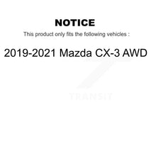 Charger l&#39;image dans la galerie, [Front+Rear] 2019-2021 Mazda CX-3 AWD Premium Coated Rotors &amp; Ceramic Pads Brake Kit For Max Braking