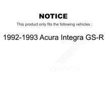 Charger l&#39;image dans la galerie, Front Coated Disc Brake Rotor &amp; Ceramic Pad Kit For 1992-1993 Acura Integra GS-R