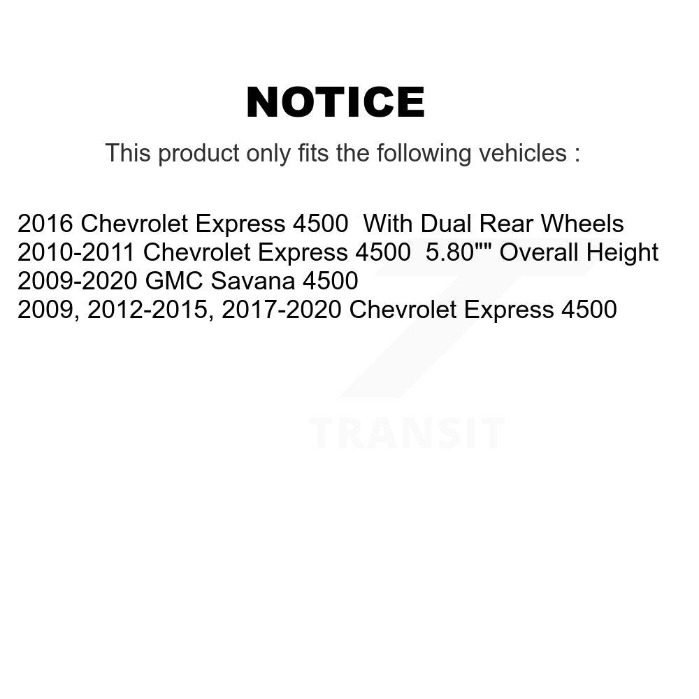 Front Rear Coat Disc Brake Rotors Ceramic Pad Kit For Chevrolet Express 4500 GMC