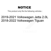 Charger l'image dans la galerie, Front Rear Coated Disc Brake Rotor &amp; Ceramic Pad Kit For Volkswagen Tiguan Jetta