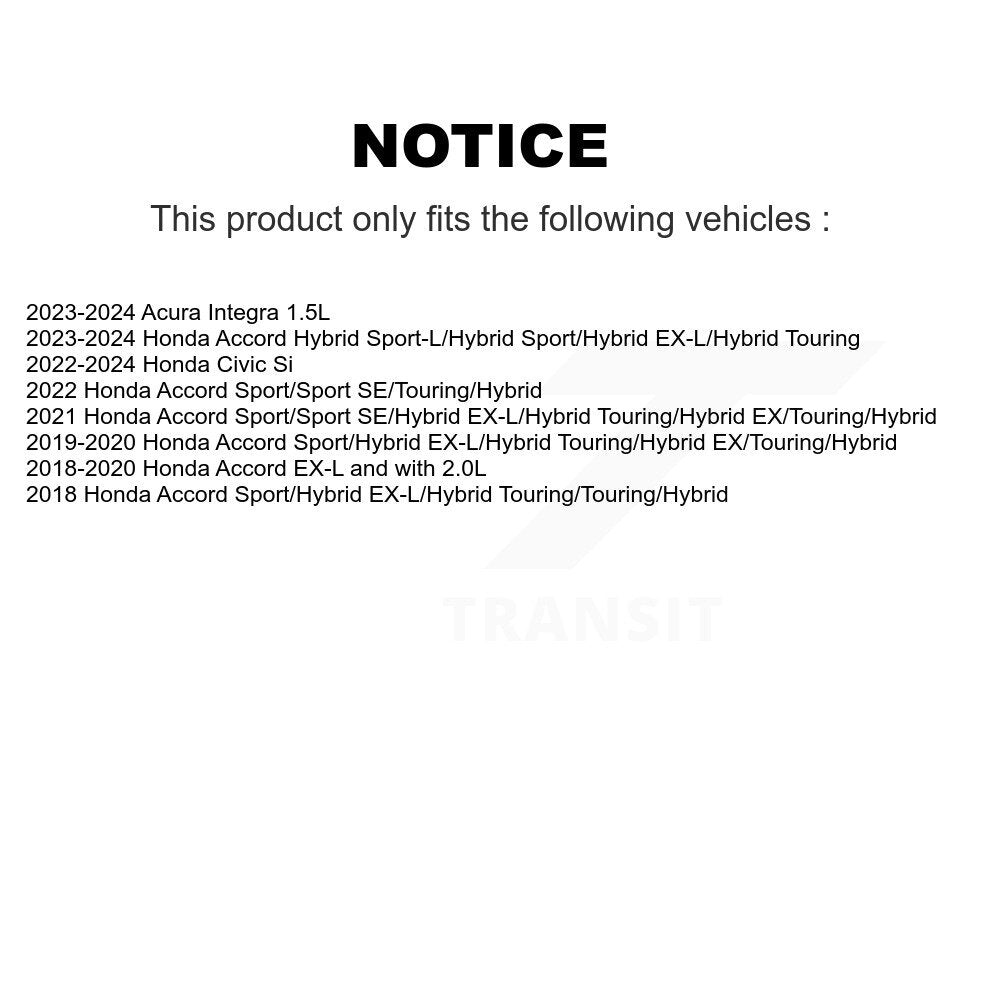 Front Coat Disc Brake Rotor Ceramic Pad Kit For Honda Accord Acura Civic Integra