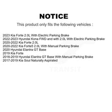 Load image into Gallery viewer, Front Rear Coated Brake Rotor Ceramic Pad Kit For Kia Soul Forte Hyundai Elantra