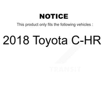 Charger l'image dans la galerie, [Front+Rear] 2018 Toyota C-HR Premium Coated Rotors &amp; Ceramic Pads Brake Kit For Max Braking