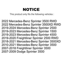 Load image into Gallery viewer, Front Coat Brake Rotor Ceramic Pad Kit For Sprinter 3500 Mercedes-Benz 2500 1500