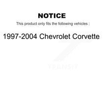 Charger l&#39;image dans la galerie, [Front+Rear] 97-04 Chevrolet Corvette Premium Coated Rotors &amp; Ceramic Pads Brake Kit For Max Braking