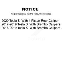 Load image into Gallery viewer, Rear Coated Disc Brake Rotors And Ceramic Pads Kit For Tesla X S