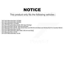 Load image into Gallery viewer, Rear Coat Brake Rotor Ceramic Pad Kit For Mercedes-Benz GLS450 GL450 GLS550 ML63