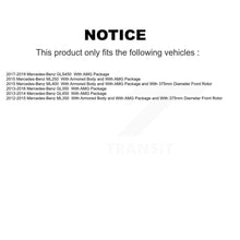 Load image into Gallery viewer, Front Coat Disc Brake Rotor Ceramic Pad Kit For Mercedes-Benz ML350 GLS450 GL450