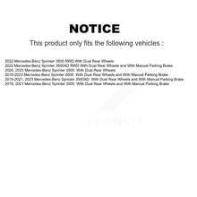 Load image into Gallery viewer, Front Rear Coat Disc Brake Rotor Ceramic Pad Kit For Mercedes-Benz Sprinter 3500