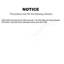 Load image into Gallery viewer, Rear Coated Disc Brake Rotors And Ceramic Pads Kit For Hyundai Kona