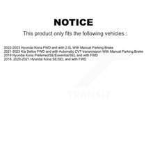 Load image into Gallery viewer, Rear Coated Disc Brake Rotors And Ceramic Pads Kit For Hyundai Kona