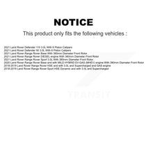 Load image into Gallery viewer, Front Coated Brake Rotors Ceramic Pad Kit For Land Rover Range Sport Defender 90