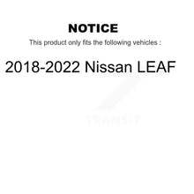 Charger l&#39;image dans la galerie, Front Coated Disc Brake Rotors And Ceramic Pads Kit For Nissan LEAF NV200