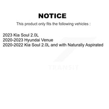 Charger l'image dans la galerie, Front Coat Disc Brake Rotor Ceramic Pad Kit For 2020-2022 Kia Soul Hyundai Venue