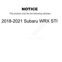 Load image into Gallery viewer, Rear Coated Disc Brake Rotors And Ceramic Pads Kit For 2018-2021 Subaru WRX STI