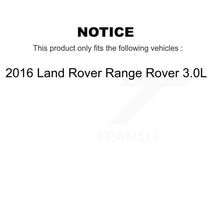 Charger l'image dans la galerie, Front Rear Coated Disc Brake Rotors And Ceramic Pads Kit For 2016 Land Rover Range 3.0L KGT-103183