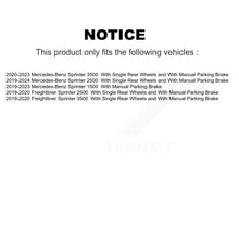 Load image into Gallery viewer, Rear Coated Brake Rotor Ceramic Pad Kit For Mercedes-Benz Sprinter 2500 3500 Freightliner KGT-103197