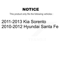 Load image into Gallery viewer, Front Rear Coated Disc Brake Rotors And Ceramic Pads Kit For Hyundai Santa Fe Kia Sorento KGT-103234