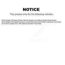 Charger l'image dans la galerie, Front Coated Disc Brake Rotors And Ceramic Pads Kit For Cadillac ATS KGT-103243
