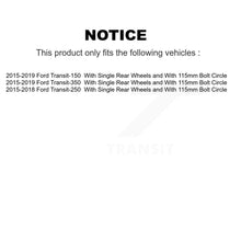 Load image into Gallery viewer, Front Coat Disc Brake Rotors Ceramic Pad Kit For Ford Transit-250 Transit-150 Transit-350 KGT-103244