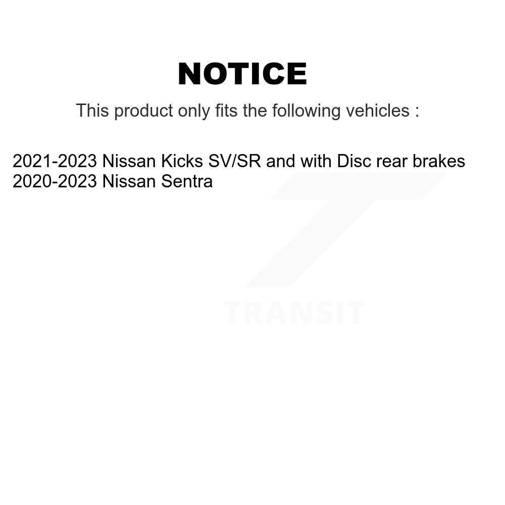 Front Coated Disc Brake Rotors And Ceramic Pads Kit For Nissan Kicks Sentra KGT-103249