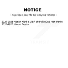 Load image into Gallery viewer, Front Coated Disc Brake Rotors And Ceramic Pads Kit For Nissan Kicks Sentra KGT-103249