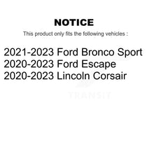 Charger l'image dans la galerie, Rear Coated Disc Brake Rotor Ceramic Pad Kit For Ford Escape Bronco Sport Lincoln Corsair KGT-103285