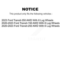 Load image into Gallery viewer, Front Rear Coat Brake Rotors Ceramic Pad Kit For Ford Transit-250 Transit-150 Transit-350 KGT-103312