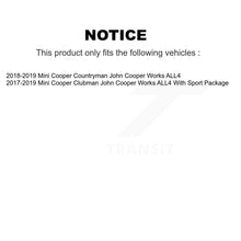 Charger l'image dans la galerie, Front Rear Coated Disc Brake Rotor And Ceramic Pad Kit For Mini Cooper Countryman Clubman KGT-103349