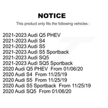 Load image into Gallery viewer, Front Rear Coated Disc Brake Rotor &amp; Ceramic Pad Kit For Audi S5 SQ5 Sportback Q5 PHEV S4 KGT-103353