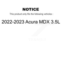 Load image into Gallery viewer, Front Rear Coated Disc Brake Rotors And Ceramic Pads Kit For 2022-2023 Acura MDX 3.5L KGT-103376