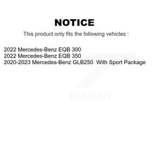 Load image into Gallery viewer, Front Rear Coated Disc Brake Rotor &amp; Ceramic Pad Kit For Mercedes-Benz GLB250 EQB 350 300 KGT-103396