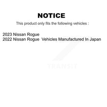 Load image into Gallery viewer, Front Rear Coated Disc Brake Rotors And Ceramic Pads Kit For Nissan Rogue KGT-103417