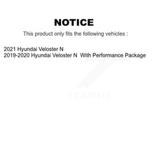 Load image into Gallery viewer, Front Rear Coated Disc Brake Rotors And Ceramic Pads Kit For Hyundai Veloster N KGT-103423