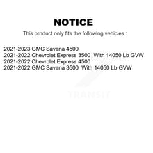 Load image into Gallery viewer, Front Coated Disc Brake Rotors Ceramic Pad Kit For GMC Savana 3500 Chevrolet Express 4500 KGT-103435