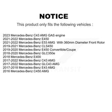 Load image into Gallery viewer, Front Coat Brake Rotor Ceramic Pad Kit For Mercedes-Benz C43 AMG GLC43 E450 E400 E300 E53 KGT-103488