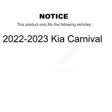 Charger l'image dans la galerie, Front Coated Disc Brake Rotors And Ceramic Pads Kit For 2022-2024 Kia Carnival KGT-103500