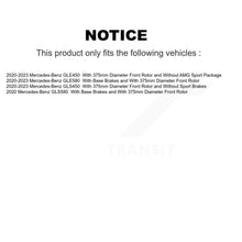 Load image into Gallery viewer, Front Coat Disc Brake Rotor Ceramic Pad Kit For Mercedes-Benz GLE450 GLS450 GLS580 GLE580 KGT-103507