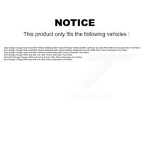 Charger l'image dans la galerie, Rear Coated Brake Rotor Ceramic Pad Kit For Dodge Charger With 370mm Diameter Front KGT-103510