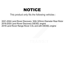 Load image into Gallery viewer, Rear Coated Disc Brake Rotors And Ceramic Pads Kit For Land Rover Discovery Range KGT-103522