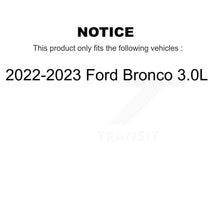 Charger l'image dans la galerie, Rear Coated Disc Brake Rotors And Ceramic Pads Kit For 2022-2023 Ford Bronco 3.0L KGT-103526