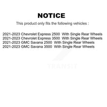 Charger l'image dans la galerie, Rear Coated Disc Brake Rotor &amp; Ceramic Pad Kit For GMC Chevrolet Savana 2500 Express 3500 KGT-103527