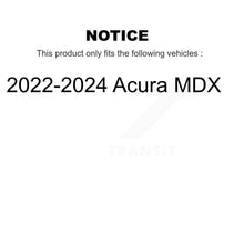 Load image into Gallery viewer, Rear Coated Disc Brake Rotors And Ceramic Pads Kit For 2022-2024 Acura MDX KGT-103529