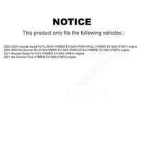 Load image into Gallery viewer, Rear Coated Disc Brake Rotors And Ceramic Pads Kit For Hyundai Santa Fe Kia Sorento KGT-103534