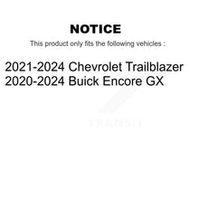Load image into Gallery viewer, Rear Coated Disc Brake Rotors &amp; Ceramic Pad Kit For Chevrolet Trailblazer Buick Encore GX KGT-103541