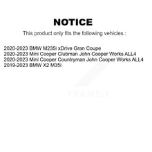 Charger l'image dans la galerie, Rear Coat Brake Rotor Ceramic Pad Kit For Mini Cooper Countryman BMW X2 M235i xDrive Gran KGT-103550