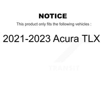 Load image into Gallery viewer, Rear Coated Disc Brake Rotors And Ceramic Pads Kit For 2021-2023 Acura TLX KGT-103563