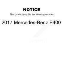 Load image into Gallery viewer, Rear Coated Disc Brake Rotors And Ceramic Pads Kit For 2017 Mercedes-Benz E400 KGT-103566